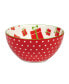 Holiday Fun 30 oz All Purpose Bowls Set of 6, Service for 6