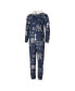 Фото #1 товара Men's Navy New York Yankees Windfall Microfleece Union Suit