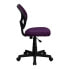 Фото #1 товара Mid-Back Purple Mesh Swivel Task Chair