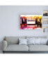 Фото #3 товара Philippe Hugonnard NYC Watercolor Collection - Fifth Avenue Station Canvas Art - 36.5" x 48"