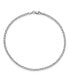 ფოტო #1 პროდუქტის Curb Link Chain Anklet in 14k White Gold