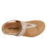 Фото #16 товара Softwalk Brea S2104-058 Womens Gray Wide Leather Slingback Sandals Shoes