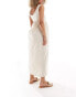 Фото #3 товара Mamalicious Maternity 2 function nursing button through maxi sundress in cream