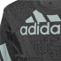 Детский Футболка с коротким рукавом Adidas Brand Love Чёрный