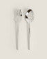 Фото #2 товара Set of steel salad cutlery (set of 2)