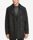 Men's Peacoat with Inset Bib