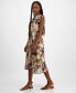 ფოტო #6 პროდუქტის Women's Allegra Flutter-Sleeve Midi Dress