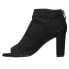 Фото #3 товара VANELi Barney Open Toe Booties Womens Black Dress Casual 307015