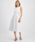 ფოტო #1 პროდუქტის Women's Mila Scoop-Neck Midi Cutout Dress