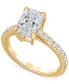 ფოტო #1 პროდუქტის Certified Lab-Grown Diamond Radiant-Cut Engagement Ring (2-1/2 ct. t.w.) in 14k Gold