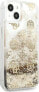 Guess Guess GUHCP13SLGPEGO iPhone 13 mini 5,4" złoty/gold hardcase Peony Liquid Glitter