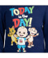 ფოტო #2 პროდუქტის Baby Boys JJ Kiki Cat Mochi Cody Sweatshirt and Jogger Pants Set to