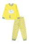 Kız Çocuk Pijama Takımı 10-13 Yaş Sarı