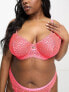 Фото #4 товара Simply Be neon animal print bra in pink