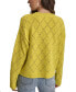 Фото #2 товара Women's Diamond-Shaped Pointelle Sweater