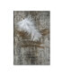 Фото #1 товара Cora Niele 'White Feather on Wood' Canvas Art - 19" x 12" x 2"