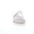 Фото #2 товара Gabor 83-740-39 Womens White Leather Strap Slides Sandals Shoes 42