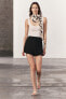 Zw collection high-waist mini skirt