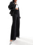 River Island wide leg trouser in black