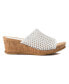 Фото #2 товара Women's Flossey Slide Wedge Sandals