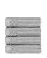 Фото #1 товара Soho Checkered Border Cotton 6 Piece Towel Set