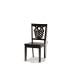 Gervais Modern and Contemporary Transitional 2-Piece Finished Wood Dining Chair Set