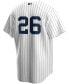 Фото #2 товара Men's DJ LeMahieu White New York Yankees Home Replica Player Name Jersey