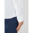 Фото #4 товара HACKETT Trimmed White Texture long sleeve shirt