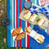 Фото #4 товара Picknickdecke 200x200cm blau gestreift