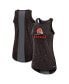 ფოტო #2 პროდუქტის Women's Brown Cleveland Browns High Neck Performance Tank Top