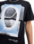 Calvin Klein Jeans meta photoprint t-shirt in black