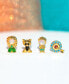 ფოტო #3 პროდუქტის Crystal Multi-Color Disney Princess Brave Stud Earring Set