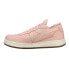 Diadora Mi Basket Row Cut Suede Used Lace Up Womens Pink Sneakers Casual Shoes