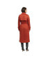 ფოტო #2 პროდუქტის Women's Suede Double Breasted Trench