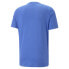 Puma Essential Tape Logo Crew Neck Short Sleeve T-Shirt Mens Blue Casual Tops 84