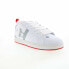 Фото #4 товара DC Court Graffik SQ ADYS100442-WYR Mens White Skate Inspired Sneakers Shoes