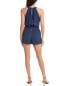 Фото #2 товара Ramy Brook Graciela Mini Dress Women's Navy Xs