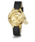 Фото #1 товара GUESS Damen Armbanduhr CHARMED in Schwarz und Goldfarben GW0684L3