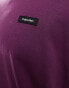 Calvin Klein Big & Tall cotton comfort fit t-shirt in purple