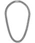 ფოტო #2 პროდუქტის Men's Classic Curb Chain 24" Necklace in Blue-Plated Stainless Steel
