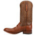 Tony Lama Patron Smooth Ostrich Round Toe Cowboy Mens Brown Casual Boots TL5375