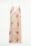 Фото #3 товара Платье в бельевом стиле с принтом ZARA