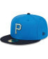 Фото #4 товара Men's Royal Pittsburgh Pirates 59FIFTY Fitted Hat