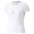 Puma X Baby Phat Fierce Fitted Tee Womens White Casual Tops 53512402