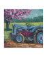 Фото #1 товара Marnie Bourque Tractor Spring Canvas Art - 15" x 20"