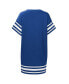 Women's Royal New York Mets Cascade T-shirt Dress