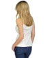 ფოტო #3 პროდუქტის Women's Linen Sleeveless Button-Front Top