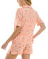 Фото #5 товара Women's 2-Pc. Printed Short Pajamas Set