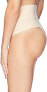 Фото #2 товара Yummie 183158 Womens Tamers High Waist Thong Underwear Frappe Size X-Small