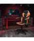 Фото #12 товара Gaming Desk And Racing Chair Set With Cup Holder And Headphone Hook